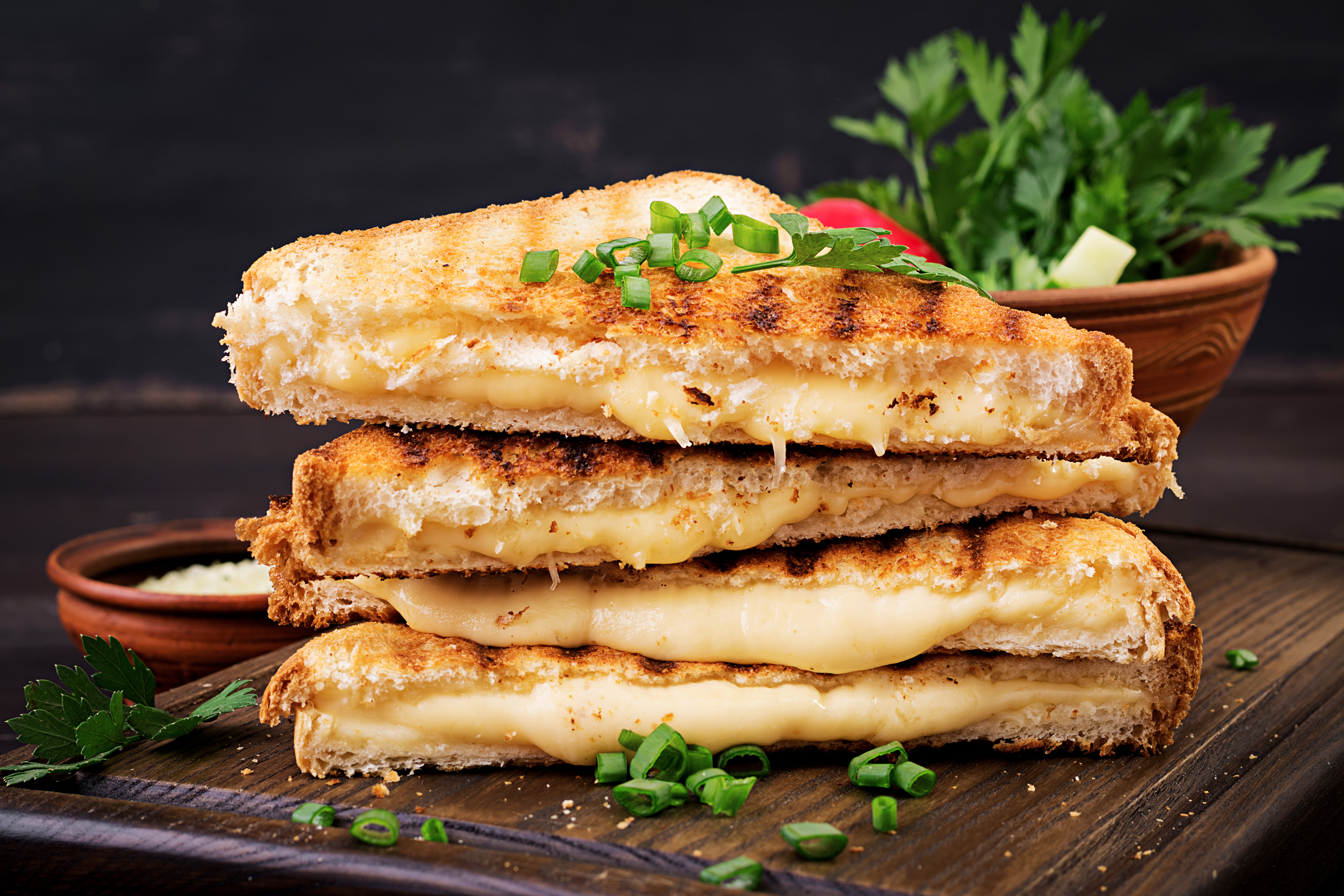 The perfect grilled cheese