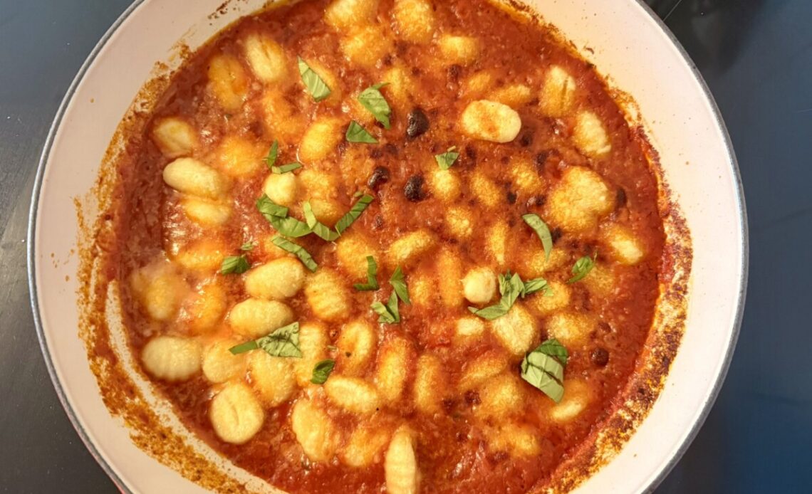 Baked potato gnocchi
