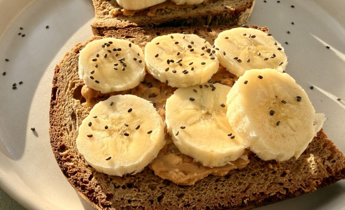 Peanut Butter and Banana Toast