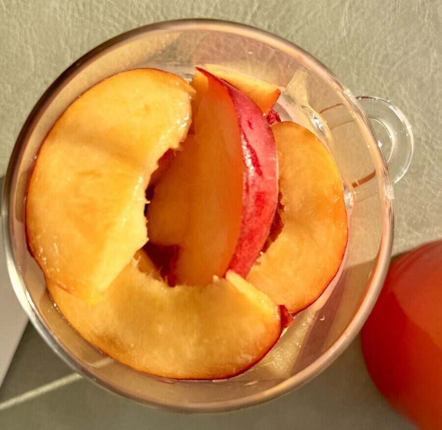 Nectarine parfait