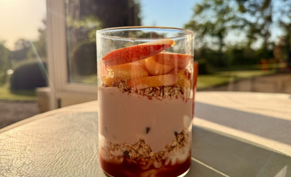 Nectarine parfait