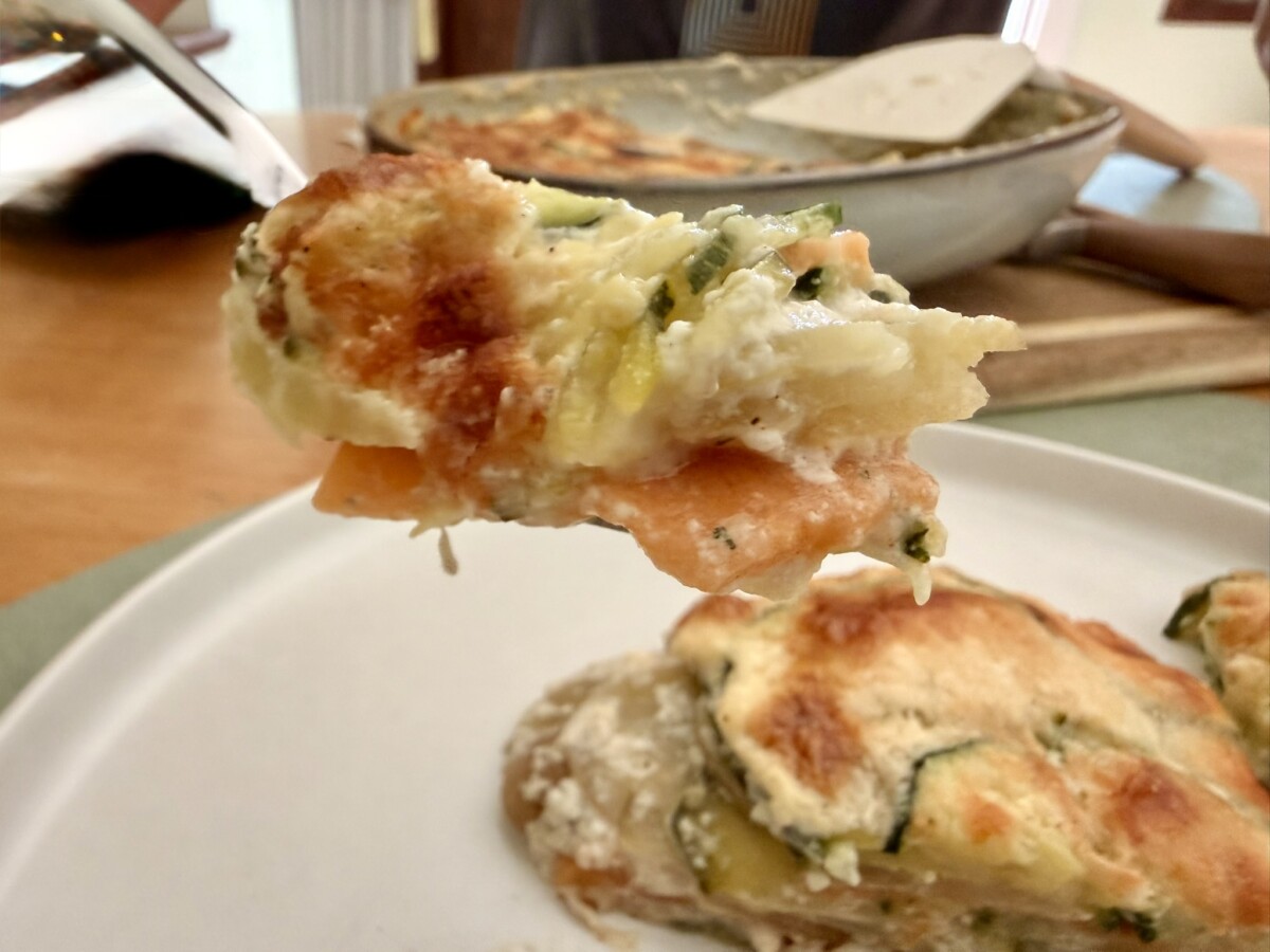 White Parmigiana (Parmigiana di zucchine)