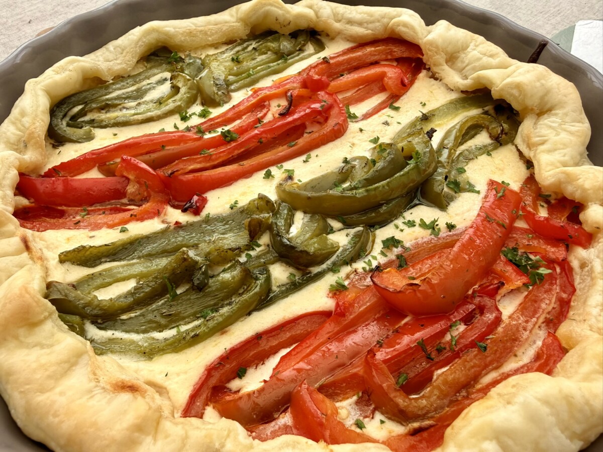 Bell pepper tart