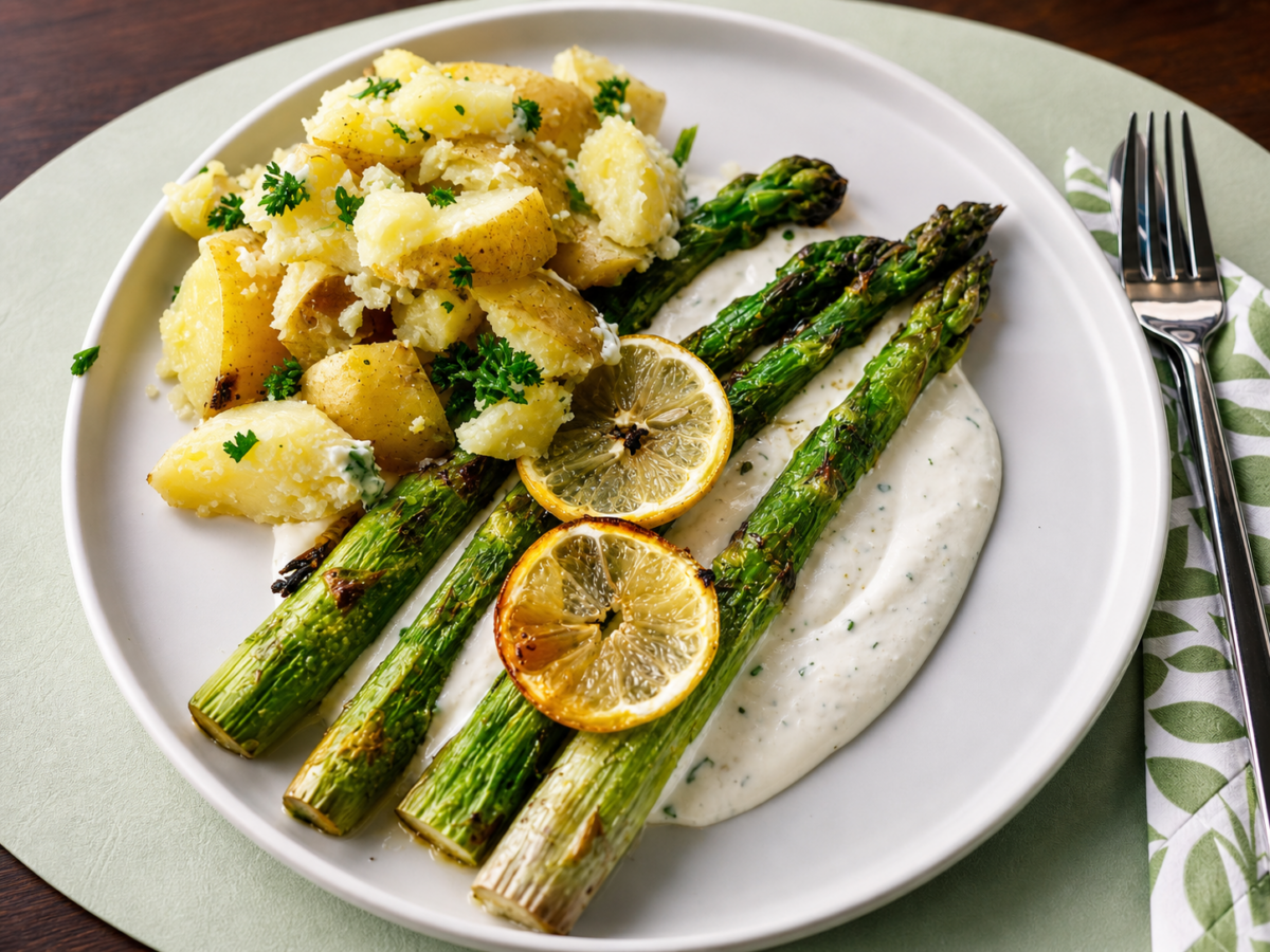 Roasted asparagus