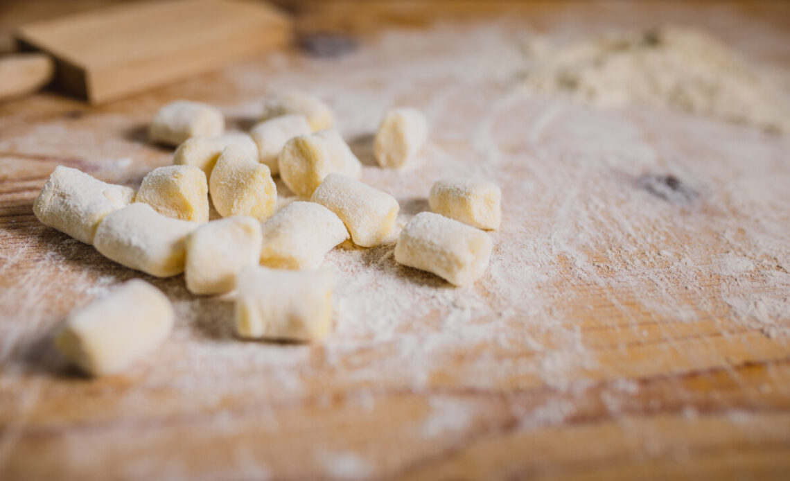 Fresh homemade gnocchi