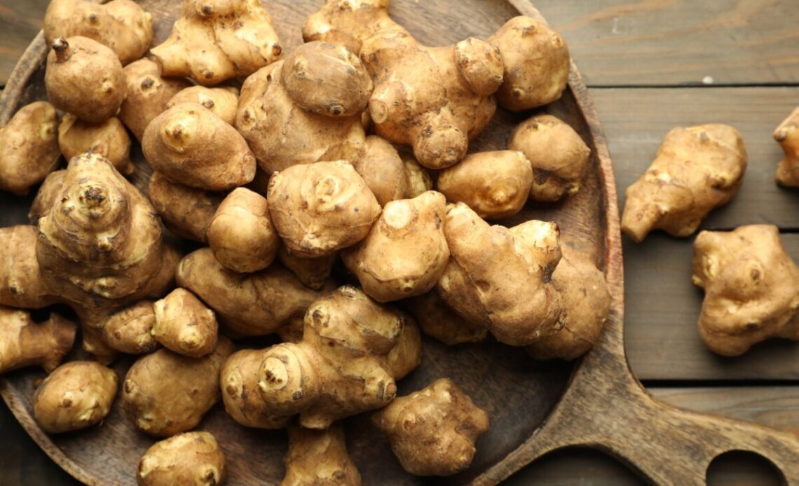 Raw topinambour