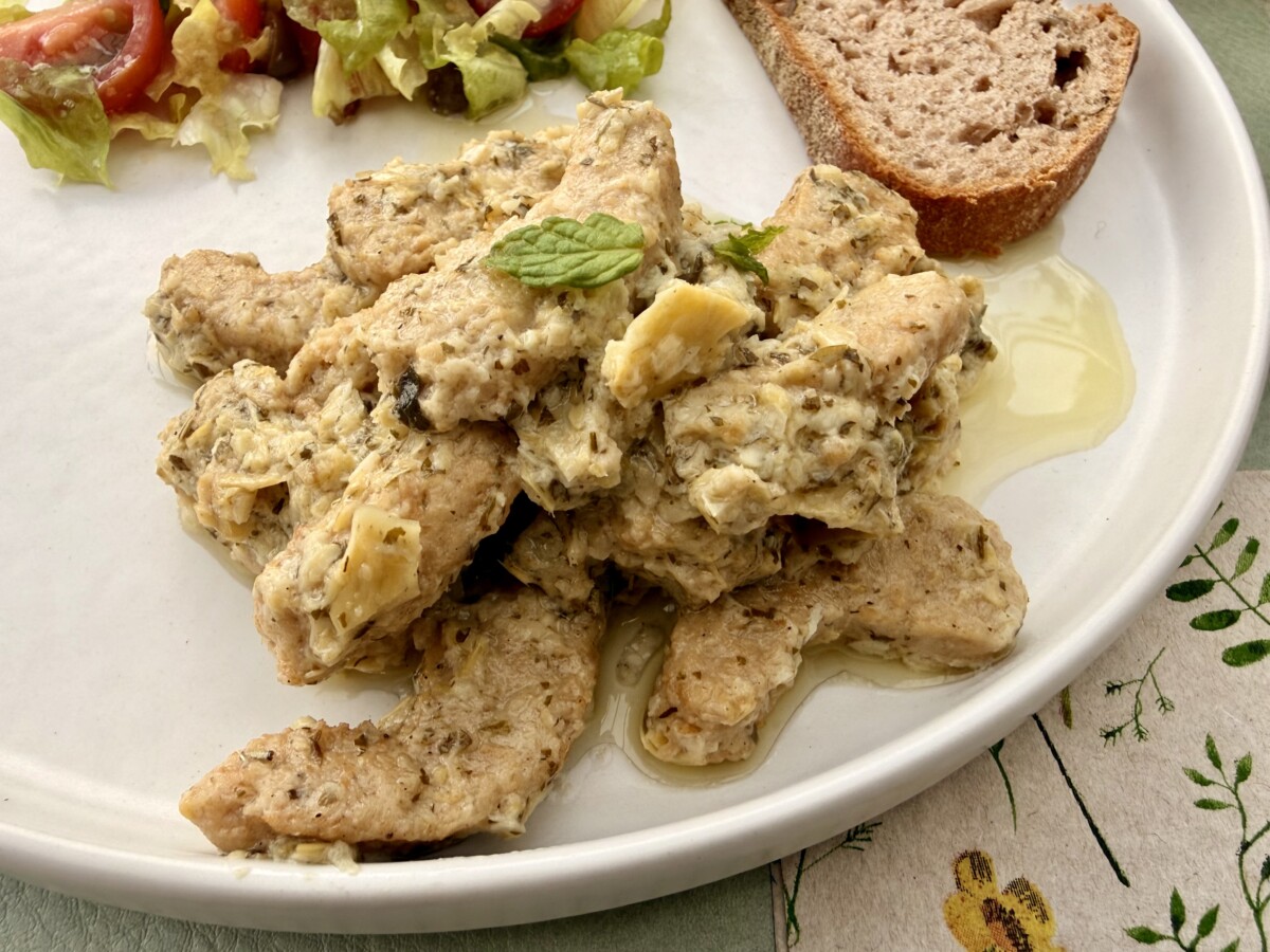 Artichoke chicken